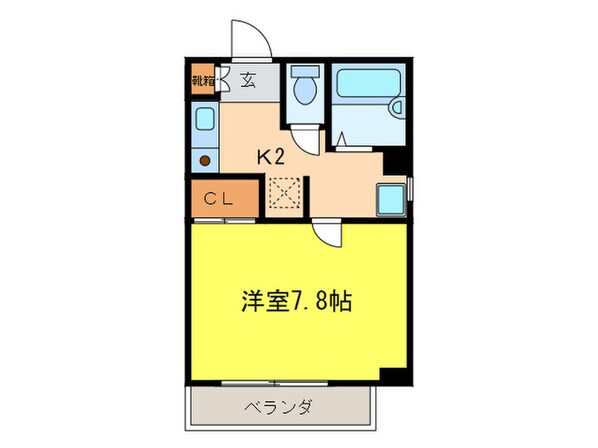 マンション五条橋の物件間取画像